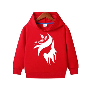 Stylish Design Red Winter Hoodie For Kid