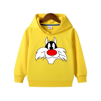 Sylvester Yellow Hoodie For Kid