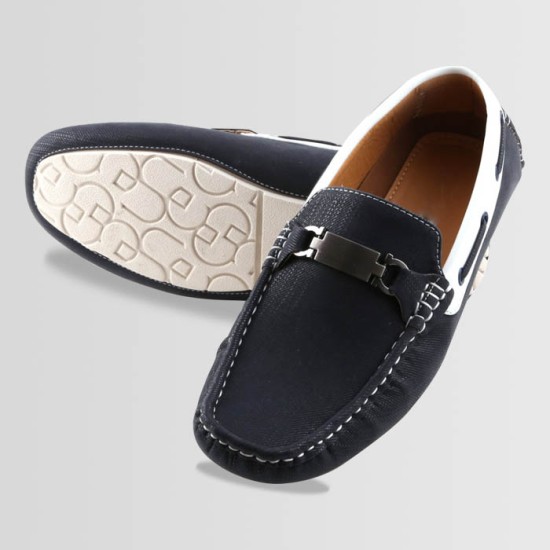 Blue and White Casual loafer