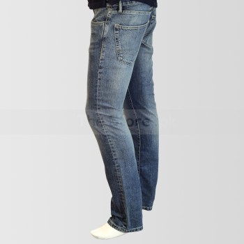 Blue Regular Fit Shaded Jeans