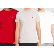 Bundle of 3 Round Neck Lacoste T-Shirts