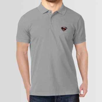 Plain Polo T-Shirt  With Men Of Steel Logo (Available In 12 Colors)