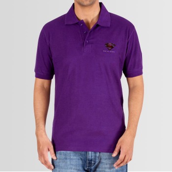 Plain Polo T-Shirt  With Men Of Steel Logo (Available In 12 Colors)