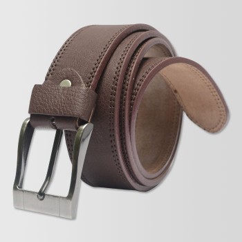 Brown Original Cow Leather Men's Belt