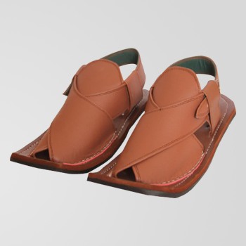 Brown Peshawari Leather Sandals 