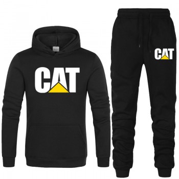 Black Stylish Track Suit With Cat Logo