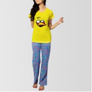Yellow Angry Bird T-Shirt & Pajama