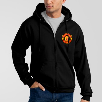 Black Fleece Manchester United Zipper Hoodie